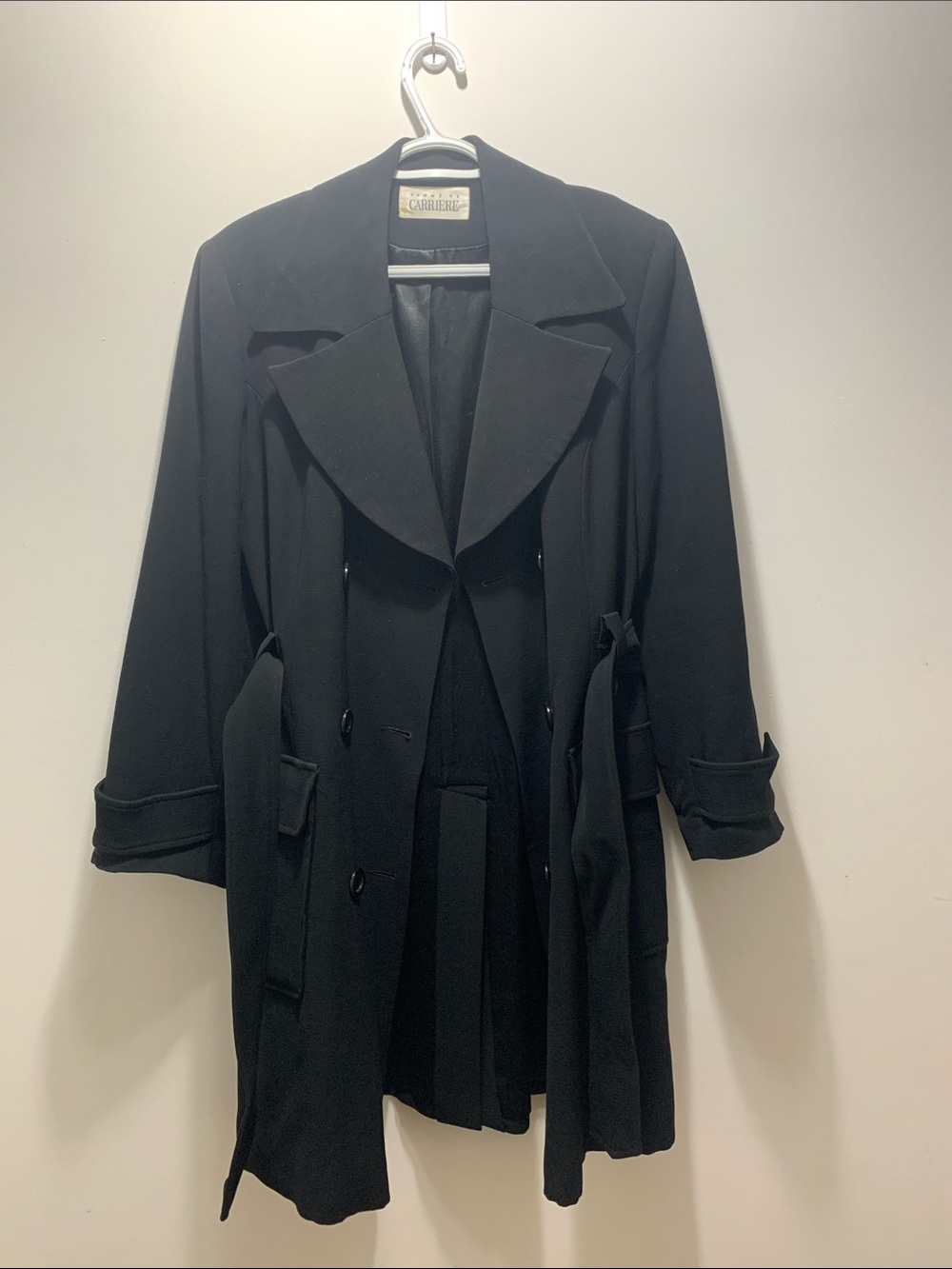 Classic Black Women's Trench Coat